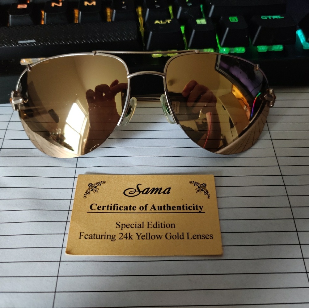 Sama 24k Sunglasses Rare!!